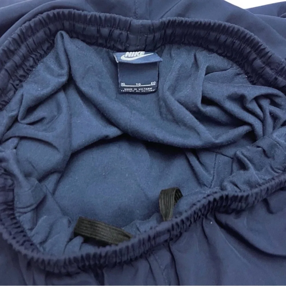 Nike Navy Paneled Track Pants